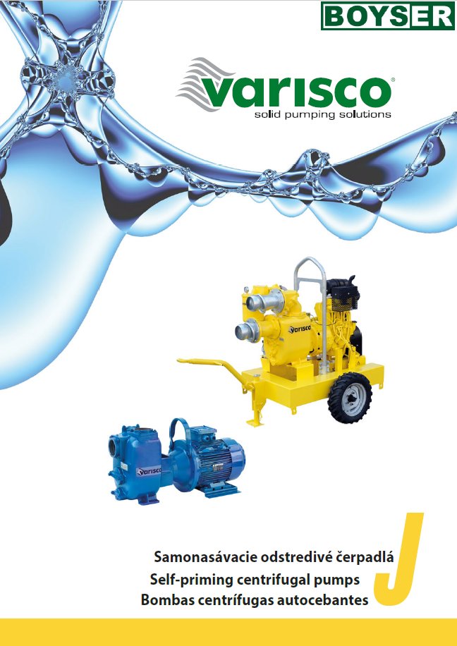Varisco - Samonasávacie odstredivé čerpadlá rady J