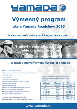 Výmenný program akcie Yamada Road Show 2015