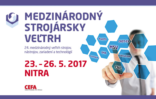 Pozvame Vs na Medzinrodn strojrsky vetrh Nitra 2017. Njdete ns na vonkajej ploche pred pavilnom M2.