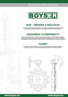 Boyser - Katalóg produktov - Meranie a regulácia - Zariadenia a komponenty - služby